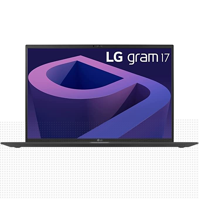 LG Gram17 Intel EVO-[12th Gen Core i5/Win11/8GB/512GB SSD Intel Iris Xe Graphics] [Thunderbolt4/USB-C] [FHD Webcam+Built-in AI] 80WH Battery 3 Yrs Warranty (Black,1.35 kg)