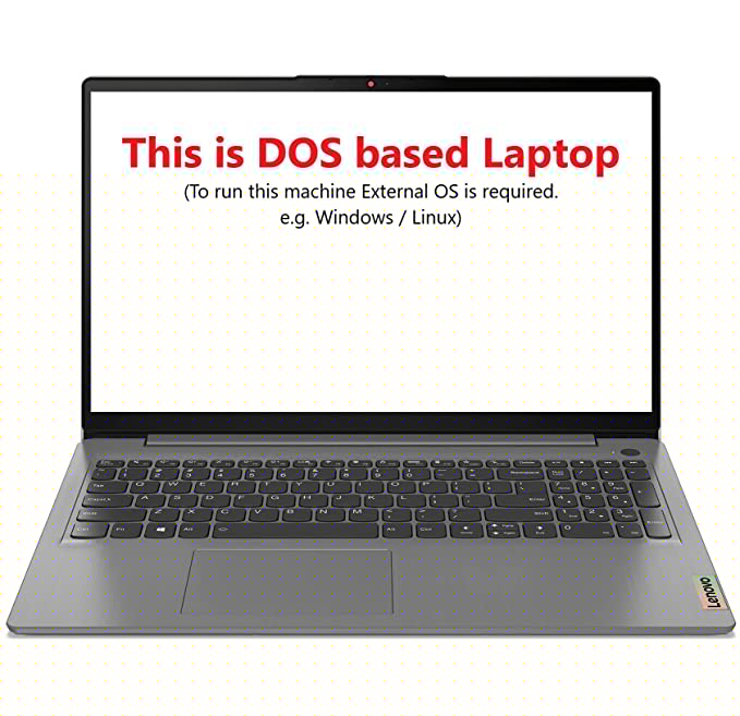 Lenovo IdeaPad Slim 3 2021 11th Gen Intel Core i3 15.6" (39.62cm) FHD Thin & Light Laptop (8GB/256GB SSD/DOS/2 Year Warranty/Arctic Grey/1.65Kg), 82H801DHIN