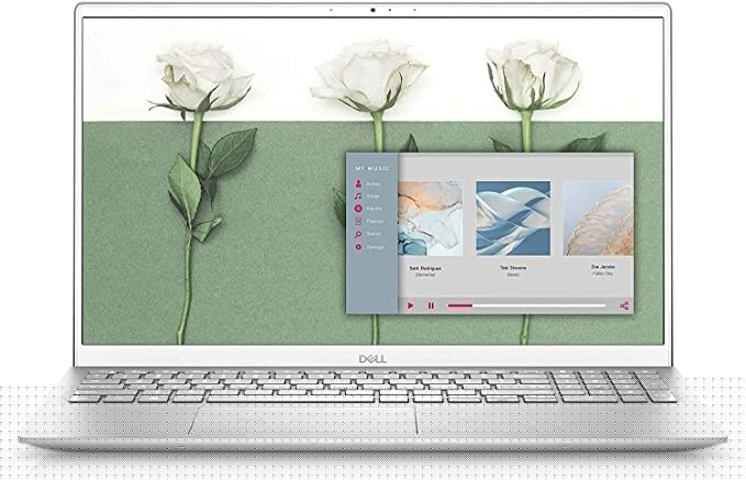 Dell Inspiron 5518 Intel Ci5-11300H 15.6 inches(39cm) FHD AG 250nits Display Laptop (16GB / 512GB SSD/NVIDIA MX450 2GB Graphics/Windows 10 + MSO/Backlit KB +FPR/Silver) D560480WIN9S, 1.63kg