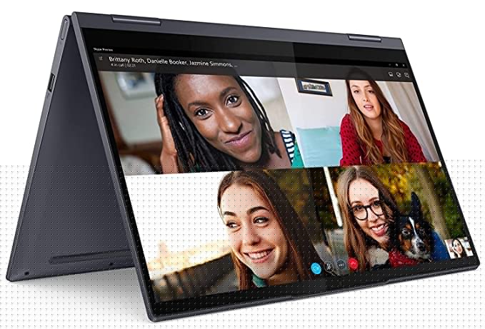 Lenovo Yoga 7 11th Gen Intel Core i5 14" (35.56cm) FHD IPS Convertible Laptop (16GB/512GB SSD/Windows 10/MS Office/300Nits/Backlit Keyboard/Fingerprint Reader/Slate Grey/1.43Kg), 82BH00DYIN