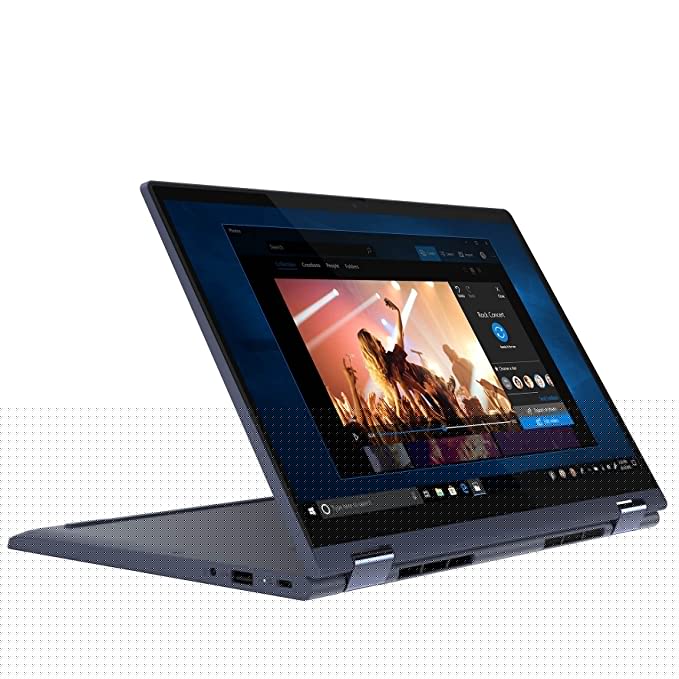 Lenovo Yoga 6 AMD Ryzen 5 5500U 13.3" (33.782cm) FHD IPS 2-in-1 Convertible Touchscreen Laptop (16GB/512GB SSD/Windows 10/MS Office/Backlit Keyboard/Fingerprint Reader/Abyss Blue/1.31Kg), 82ND003PIN