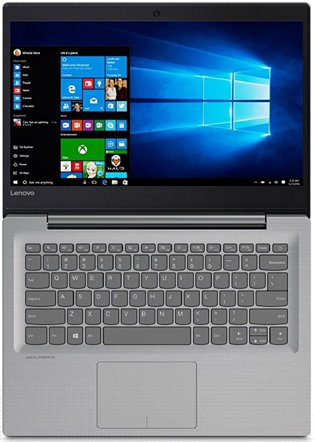 Lenovo 80X400M8IN 14.0-inch Laptop (I5-7200U/8GB/256GB SSD/Windows 10 Home/Integrated Graphics/with Pre-Installed MS Office), Mineral Gray