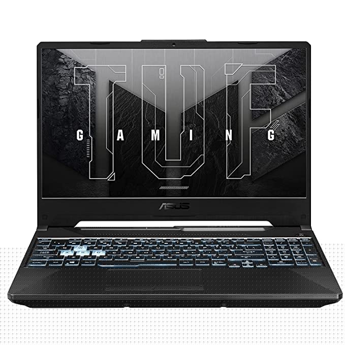 ASUS TUF Gaming A15, AMD Ryzen 5 4600H, 15.6" (39.62 cm) FHD 144Hz, 4GB GTX 1650 Graphics, Gaming Laptop (8GB/512GB SSD/Windows 11/Office 2021/1-Zone RGB Backlit KB/Black/2.3 kg), FA506IHRZ-HN111WS