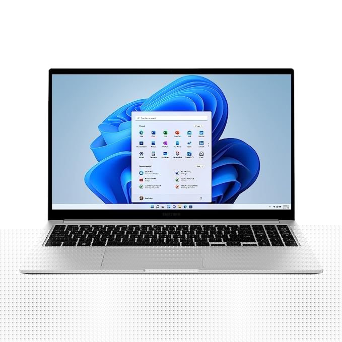 Samsung Galaxy Book2 Intel 12th Gen core i5 39.6cm (15.6") FHD LED Thin & Light Laptop (16 GB/512 GB SSD/Windows 11/MS Office/Backlit Keyboard/Finger Print Reader/Silver/1.55Kg), NP750XED-KC3IN