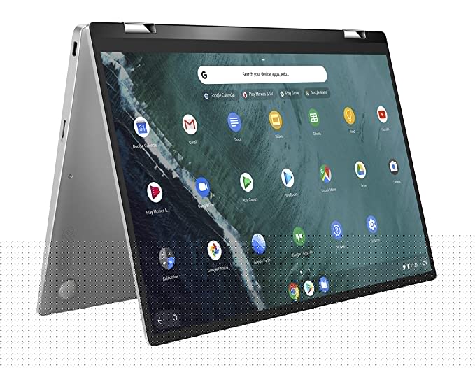 Asus Chromebook Flip C434 Intel Core M3-8100Y Processor 14 Inches Full Hd Touchs 2-In-1 Laptop 4-Way Nanoedge,4Gb Ram,64Gb Emmc Storage All-Metal Body Backlit Kb Chrome Os-C434Ta-Dsm4T Silver 1.305Kg