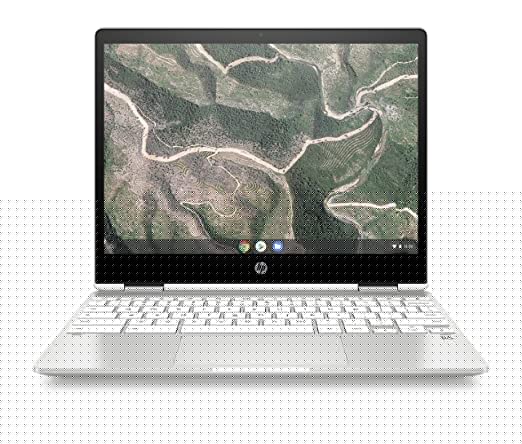 HP Chromebook X360 Intel Celeron N4000 12 inches HD+ Touchscreen Laptop (4GB SDRAM, 32 GB eMMC, Chrome OS, 12b-ca0010nr, Ceramic White, 1.35kg)