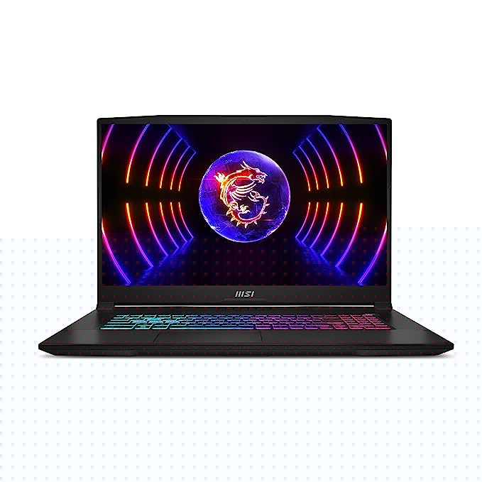 MSI Katana 17, Intel 13th Gen. i7-13620H, 44CM FHD 144Hz Gaming Laptop (16GB/512GB NVMe SSD/Windows 11 Home/Nvidia GeForce RTX2050, 4GB GDDR6/Black/2.6Kg), B13UCXK-256IN