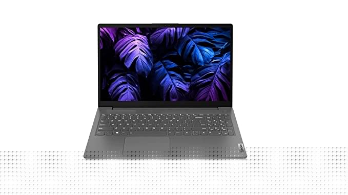 Lenovo V15 AMD Ryzen5 5500U 15.6" (39.62 cm) FHD (1920x1080) Antiglare 250 nits Thin and Light Laptop (8GB RAM/512GB SSD/DOS/Iron Grey/1.7 kg), 82KDA011IH