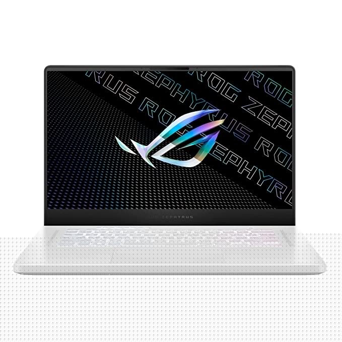 ASUS ROG Zephyrus G15, AMD Ryzen 7 6800HS, 15.6" (39.62 cm) WQHD 165Hz/3ms, 6GB RTX 3060 Graphics, Gaming Laptop (16GB/1TB SSD/Windows 11/Office 2021/90WHr Battery/White/1.9 kg), GA503RMZ-HQ154WS