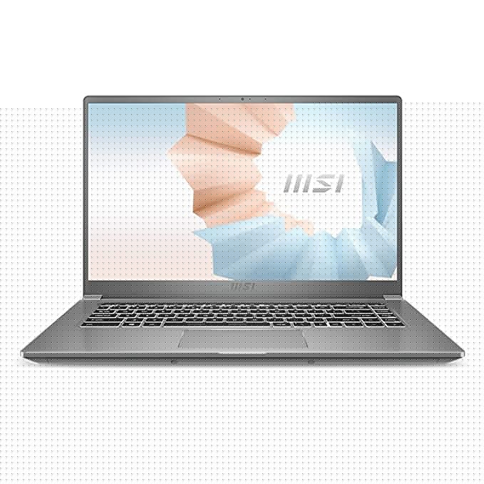 MSI Modern 15 A5M, 15.6" FHD Business Laptop with MSI Bag (8GB /512GB NVMe SSD / Windows 11 Home / AMD Radeon Graphics / 1.6kg) - Carbon Gray - Modern 15 A5M-201IN