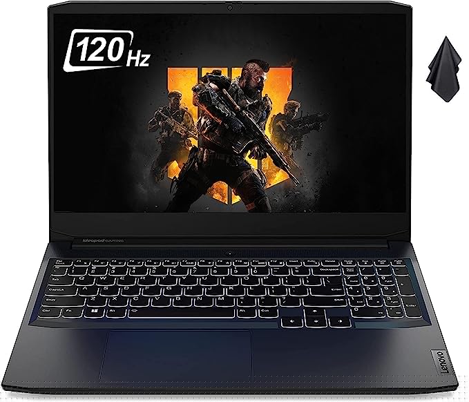 2022 Lenovo IdeaPad Gaming Laptop 15.6" FHD IPS 120Hz, AMD Ryzen 5 5600H (Beats i7-10850H), GeForce RTX 3050 Ti Graphics, 64GB DDR4 RAM, 2TB SSD, Backlit Keyboard, Wireless-AX, Windows 11