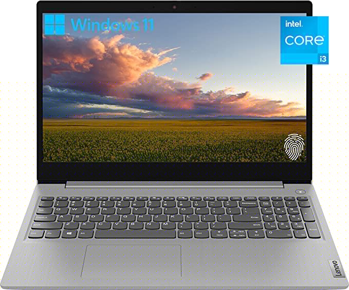 Lenovo Ideapad 3 Laptop, 15.6" FHD Display, 11th Gen Intel Core i3-1115G4, 20GB RAM, 512GB PCIe SSD, Webcam, HDMI, Wi-Fi, Fingerprint Reader, Bluetooth, Windows 11 Home, Platinum Grey