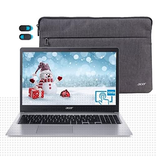2022 Acer Chromebook 315 Touchscreen, 15.6 Full HD Touch Screen Acer Laptops, Intel Celeron N4020, 4GB RAM, 64GB eMMC, Gigabit WiFi, Bluetooth 5.0, Google Chrome OS,chromebook acer + YSC Accessory