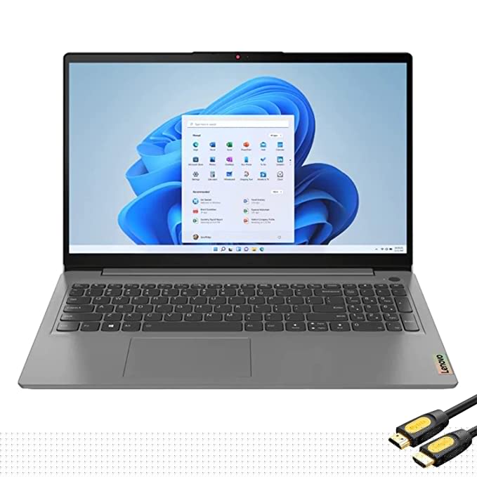 Lenovo Ideapad 3i Laptop, 15.6" FHD Micro-Edge Display, Pentium Gold 7505 (Beat i3-1005G1), 8GB DDR4 RAM, 256GB PCIe SSD, USB-C, HDMI, WiFi 6, 4-in-1 Card Reader, Keypad, Webcam, Arctic Grey, Win 11
