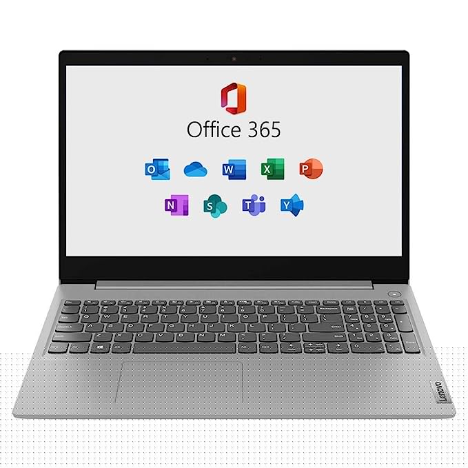 2021 Newest Lenovo Ideapad 3 Laptop, 15.6" Full HD Screen, Intel Pentium Silver N5030 Quad-Core Processor, 4GB RAM, 128GB SSD, Webcam, Wi-Fi, Windows 11 Home, Office 365 1-Year Subscription Included