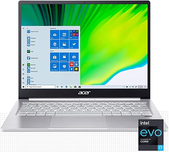 Acer Swift 3 Intel Evo Thin & Light Laptop, 13.5" 2256 x 1504 IPS, Intel Core i7-1165G7, Intel Iris Xe Graphics, 8GB LPDDR4X, 1TB NVMe SSD, Wi-Fi 6, Fingerprint Reader, Back-lit KB