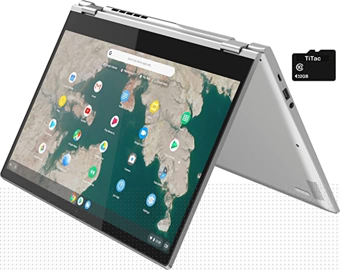 2021 Lenovo Chromebook C340 2-in-1 Convertible Laptop, 15.6-Inch TouchScreen FHD (1920 x 1080) IPS Display, Intel Core i3 Processor, 4GB RAM, 64 GB eMMC, WiFi, WebCam, USB-C, BT, Chrome OS, TiTac Card