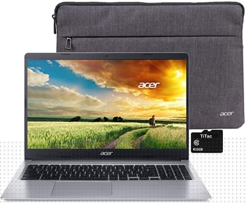 2021 Acer Chromebook 315 Laptop Computer 15.6? HD Display Intel Celeron N4000 Processor(Up to 2.6GHz) 4GB RAM 32GB eMMC Webcam BT USB Type C Chrome OS + TiTac Accessory