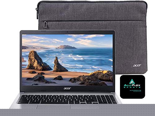 Acer Chromebook 15.6" HD Laptop for Business and Student, Intel Celeron N4000, 4GB Memory, 32GB eMMC, Webcam, USB-C, WiFi , Bluetooth, Chrome OS+AllyFlex MOUSPAD