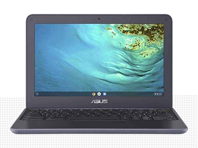 ASUS 2021 Newest Chromebook 11.6 Inch Laptop, MediaTek MT8173C 2.1GHz, 4GB RAM, 32GB eMMC, WiFi, Bluetooth, Webcam, Chrome OS + NexiGo 32GB MicroSD Card Bundle