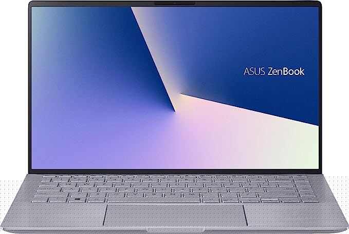 ASUS Zenbook 14 Laptop - AMD Ryzen 5-8GB RAM - NVIDIA GEFORCE MX350-256GB SSD - Win 10, Light Gray
