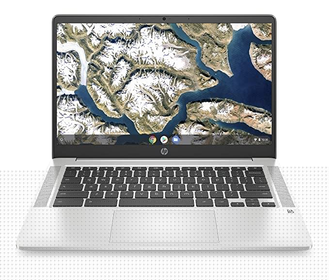 HP 14a-na0010ca Chromebook Intel Celeron N4000 (1.10 GHz) 4 GB Memory 64 GB eMMC SSD 14.0" Chrome OS