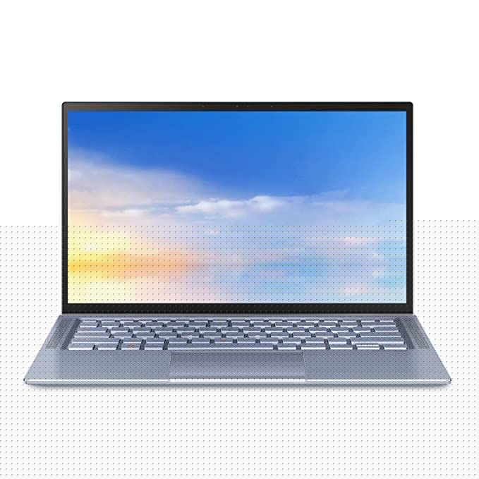 ASUS ZenBook 14 Ultra Thin and Light Laptop, 4-Way NanoEdge 14? FHD, Intel Core i7-10510U, 8GB RAM, 512GB PCIE SSD, NVIDIA GeForce MX250, Windows 10 Home, Utopia Blue, UX431FL-EH74