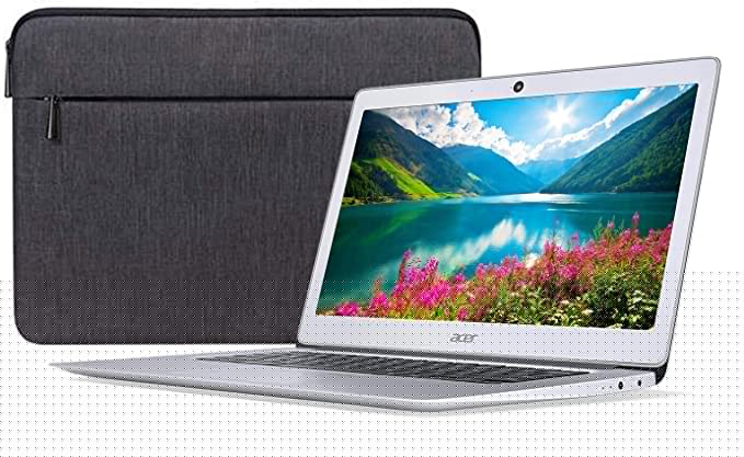 Acer Chromebook 14 CB3-431-12K1 14" Chromebook - 1366 x 768 - Atom x5 E8000-4 GB RAM - 32 GB Flash Memory - Sparkly Silver - Chrome OS - Intel HD Graphics - ComfyView - English (US) Keyboard -