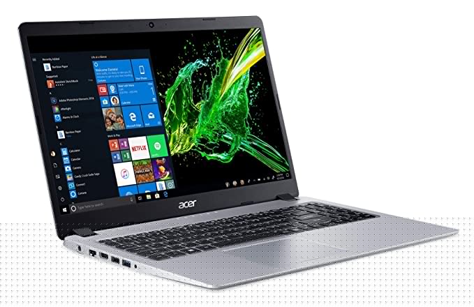 Acer Aspire 5 Slim Laptop, 15.6" Full HD IPS Display, AMD Ryzen 5 3500U, Vega 8 Graphics, 8GB DDR4, 256GB SSD, Backlit Keyboard, Windows 10 Home, A515-43-R5RE