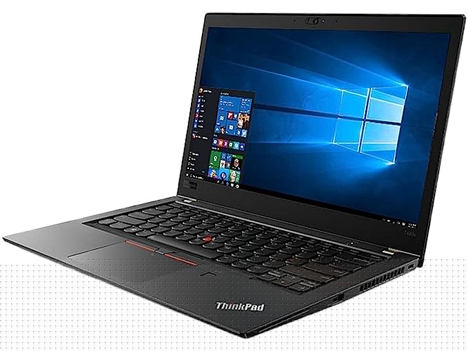 2018 Lenovo ThinkPad T480s Windows 10 Pro Laptop - Intel Core i7-8650U, 16GB RAM, 500GB SSD, 14" IPS FHD (1920x1080) Matte Display, Fingerprint Reader, Black Color