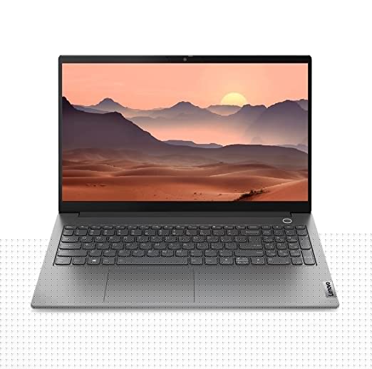 Lenovo ThinkBook 15 Intel 11th Gen Core i3 15.6" (39.62cm) FHD 220 nits Antiglare Thin and Light Laptop (8GB/256GB SSD/Windows 11/MS Office/Mineral Grey/1.7 Kg), 20VEA0YQIH