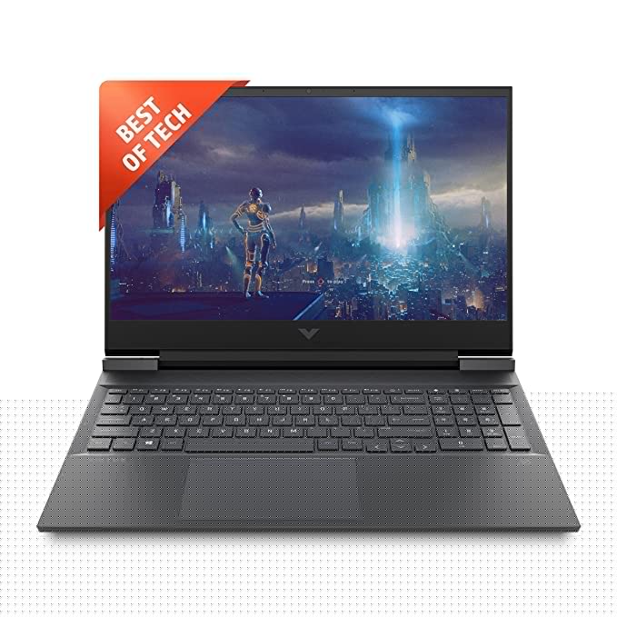 HP Victus Gaming Laptop AMD Ryzen 5 5600H 15.6 inch(39.6 cm) FHD IPS Gaming Laptop (8GB RAM/512GB SSD/AMD Radeon RX 6500M Graphics(4GB GDDR6)/144Hz/9ms Response time/Backlit KB/B&O/Alexa),15-fb0777AX
