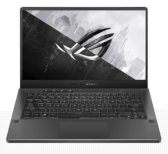 ASUS ROG Zephyrus G14 (2021) 14-inch (35.56 cms) QHD 120Hz, AMD Ryzen 9 5900HS, RTX 3060 6GB Graphics, Gaming Laptop (16GB/1TB SSD/Office 2019/Windows 10/Gray/Anime Matrix/1.7 Kg), GA401QM-K2331TS