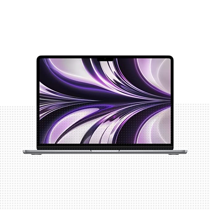 Apple 2022 MacBook Air Laptop with M2 chip: 34.46 cm (13.6-inch) Liquid Retina Display, 8GB RAM, 256GB SSD Storage, Backlit Keyboard, 1080p FaceTime HD Camera. Works with iPhone/iPad; Space Grey