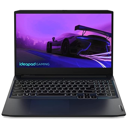 Lenovo Ideapad Gaming 3 AMD Ryzen 5 5600H 15.6" (39.62cm) FHD IPS Gaming Laptop (16GB/512GB SSD/4GB NVIDIA RTX 3050/120Hz/Win 11/Office 2021/Backlit/3months Game Pass/Shadow Black/2.25Kg), 82K201ULIN