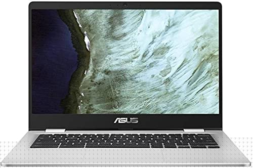 Asus Chromebook Celeron Dual Intel Core (4 Gb/64 Gb Emmc Storage/Chrome Os) C423Na-Bv0523 Thin And Light Laptop (14 Inches, Silver, 1.20 Kg) New