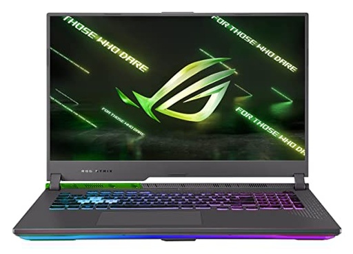 ASUS ROG Strix G17 (2022), 17.3-inch (43.94 cms) FHD 144Hz, AMD Ryzen 7-6800H, RTX 3050 4GB Graphics, Gaming Laptop (16GB/512GB SSD/Windows 11/Green/2.5 Kg), G713RC-HX021W