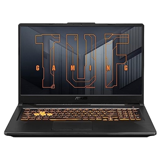 ASUS TUF Gaming A17 Ryzen 7 Octa Core 4800H 17.3 inches (43 cm) (AMD, 8GB/512 GB SSD/NVIDIA RTX 3050/144Hz/Win 11 Home/Graphite Black/2.60Kg) FA706IC-HX036W