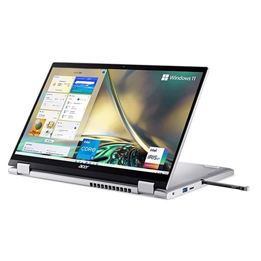 Acer Spin 3 (2 in 1) Laptop with Active Stylus Pen (12th Gen Intel Core i5/16GB RAM/512 GB SSD/Windows 11 Home/ MS Office/Fingerprint Reader) SP314-55N, 35.6 cm (14 inches) Multi-Touch Display, 1.5 KG