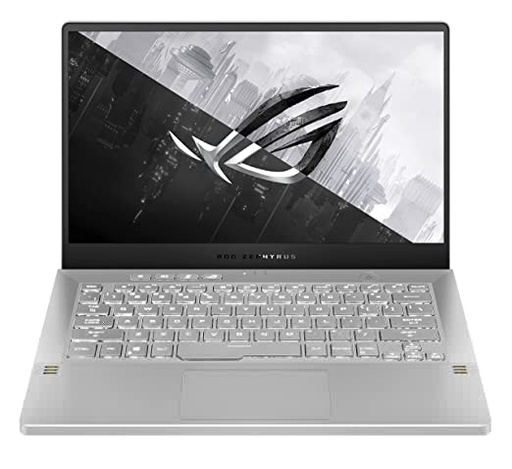 ASUS ROG Zephyrus G14 (2021), 14-inch (35.56 cms) FHD 144Hz, AMD Ryzen 7 5800HS, GeForce GTX 1650 4GB Graphics, Gaming Laptop(8GB/512GB SSD/Office 2019/Windows 10/White/1.6 Kg), GA401QH-HZ069TS