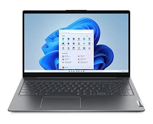 Lenovo IdeaPad Slim 5 Intel Core i7 12th Gen 15.6" (39.62cm) FHD IPS Thin & Light Laptop (16GB/512GB SSD/Windows 11/Office 2021/Backlit/FPR/3months Game Pass/Storm Grey/1.85Kg), 82SF008WIN
