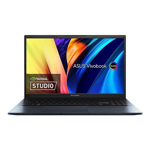 ASUS Vivobook Pro 15 OLED (2022), 15.6" (39.62 cms) FHD OLED, Intel Core i5 12th Gen, Thin and Laptop (16GB/512GB SSD/4GB RTX 3050 Ti Graphics/Windows 11/Office 2021/Blue/1.8 Kg), K6500ZE-L501WS