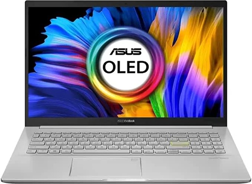 ASUS VivoBook K15 OLED Ryzen 7 Octa Core AMD R7-5700U - (16 GB/512 GB SSD/Windows 11 Home) KM513UA-L713WS Thin and Light Laptop (15.6 Inch, Transparent Silver, 1.80 Kg, with MS Office)