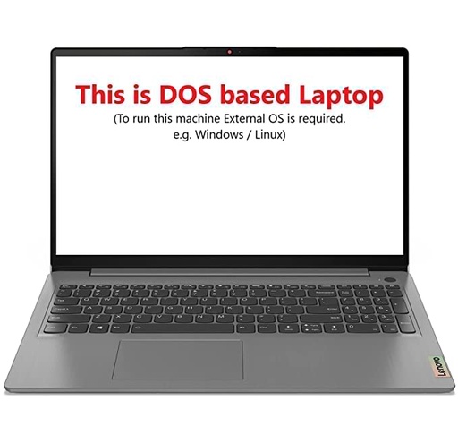 Lenovo IdeaPad Slim 3 2021 11th Gen Intel Core i3 15.6" (39.62cm) FHD Thin & Light Laptop (8GB/256GB SSD/DOS/2 Year Warranty/Arctic Grey/1.65Kg), 82H801DHIN