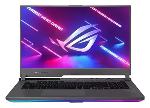 ASUS ROG Strix G17 (2022), 17.3"(43.94 cm) WQHD 240Hz/3ms, AMD Ryzen 7 6800H, 6GB RTX 3060 Graphics, Gaming Laptop (16GB/1TB SSD/90WHrs Battery/Windows 11/Office 2021/Gray/2.9 Kg), G713RM-LL167WS
