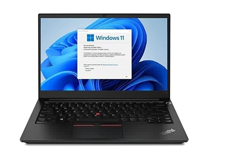 Lenovo ThinkPad E14 Intel Core i3 11th Gen 35.56 cm (14-inch) Full HD Thin and Light Laptop (4GB RAM/ 256GB SSD/Windows 11 Home/Black/ 1.59 kg), 20TAS0XE00 with 1 Year Premier Support
