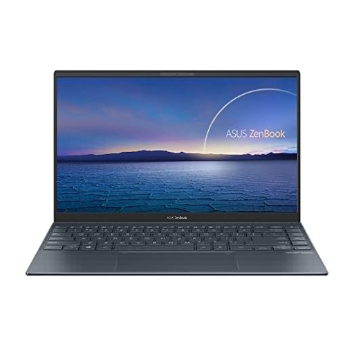 ASUS ZenBook 14 (2020) Intel Core i7-1165G7 11th Gen 14 inches FHD Business Laptop (16GB/512GB SSD/Office 2019/Windows 10 Home/Iris Xe Graphics/Pine Grey/1.17 kg), UX425EA-KI701TS
