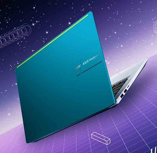 ASUS Vivobook Pro 14 OLED (2022), AMD Ryzen 5 5600H, 14" (35.56 cms) 2.8K OLED 90Hz, Thin and Laptop (8GB/512GB SSD/Windows 11/Office 2021/Backlit KB/FP Sensor/Blue/1.4 kg), M3400QA-KM501WS