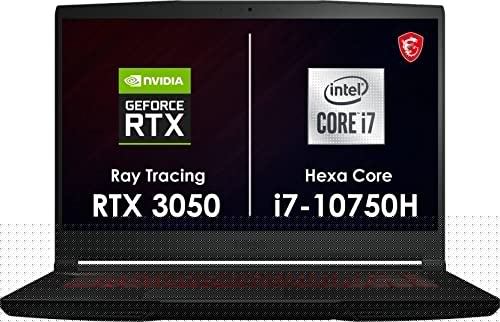 Msi Gf63 Thin Intel Core I7 10Th Gen - (16 Gb/512 Gb Ssd/Windows 10 Home/4 Gb Graphics/Nvidia Geforce Rtx 3050/144 Hz) Gf63 Thin 10Uc-606In Gaming Laptop (15.6 Inches, Black, 1.86 Kg) New