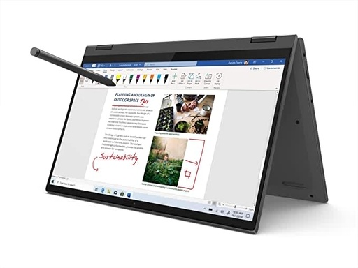 Lenovo IdeaPad Flex 5 10th Gen Intel Core i3 14-inch FHD IPS 2-in-1 Touchscreen Laptop (8GB/512GB SSD/Win 10/Office 2019/Lenovo Digital Pen Stylus/Fingerprint Reader/Graphite Grey/1.5Kg), 81X100NDIN
